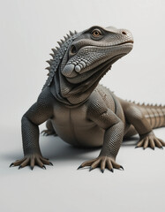 Obraz premium Fearsome Majesty: The Powerful Komodo Dragon