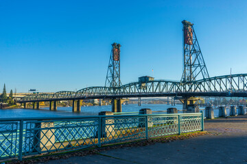 Obraz premium Downtown Portland, Oregon State City View 