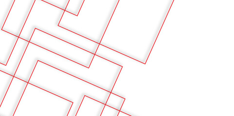 Abstract background with lines architecture. Abstract minimal geometric white light background design. seamless herringbone pattern. red and gray isolated on white background. Vector illustration..