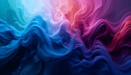 Obraz premium Elegant and Dynamic Abstract Color Gradient Background with Soft and Fluid Transitions for Creative Use