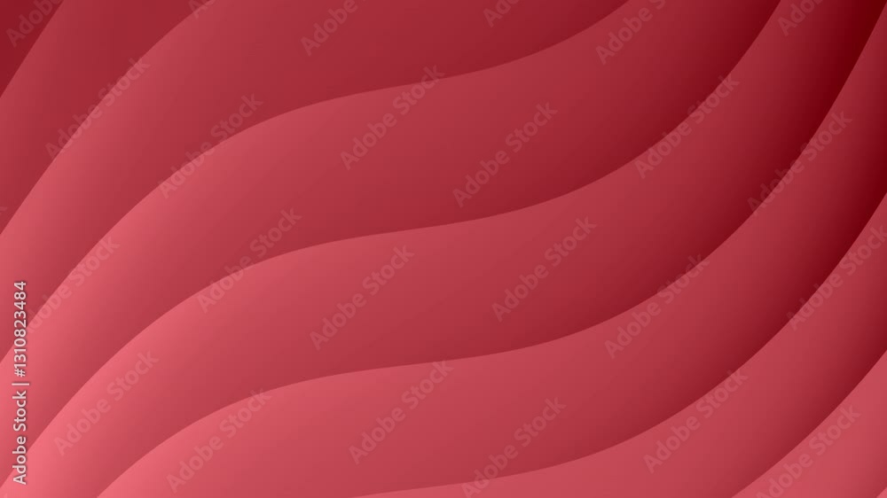 Poster smooth red gradient motion background with flowing wave texture for creative design projects and vis