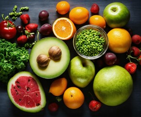 fresh fruits and vegetables