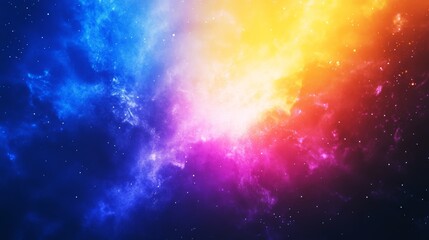 Obraz premium Vibrant Cosmic Nebula Colorful Space Background