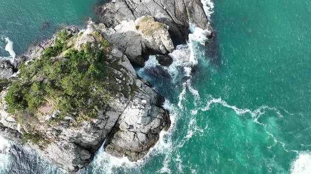 한국 부산의 바다