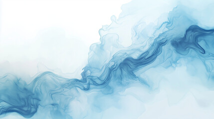 Dynamic flowing blue water abstract digital art soft color palette tranquil environment aesthetic viewpoint