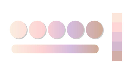 Abstract gradient background with Champagne, Rose Quartz, Lilac, Nude color palette. Abstract illustration with gradient blur design. Blurred colored abstract background. Colorful gradient