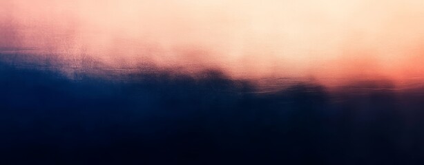 Naklejka premium Serene Sunset Over Dark Water Abstract Background