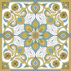 Fototapeta premium hires Collection of High-Resolution Abstract Ramadan Islamic Seamless Patterns with Diverse Designs and Textures 
