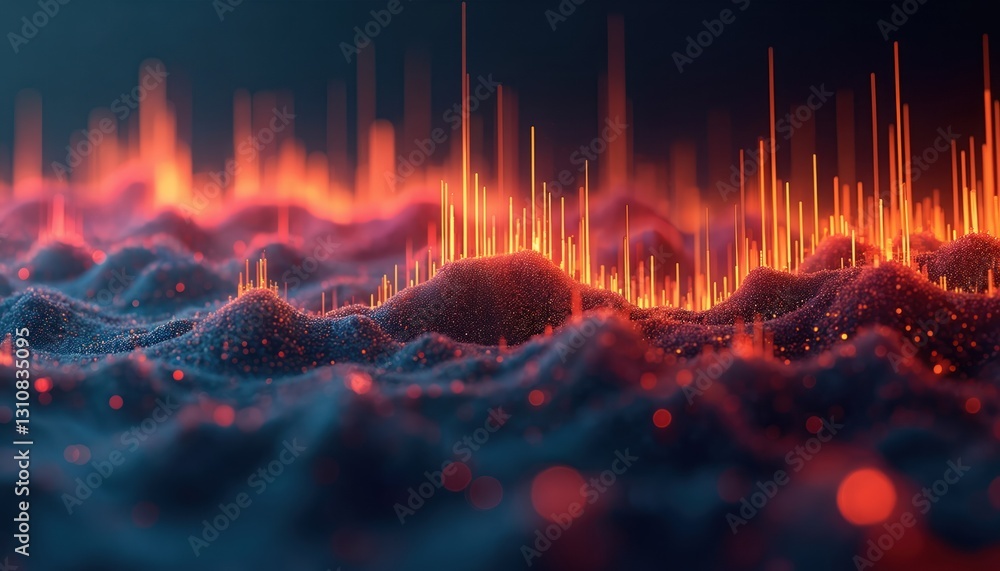 Poster heatmap shows trading volume movements. forex pairs across different timeframes. generative ai produ