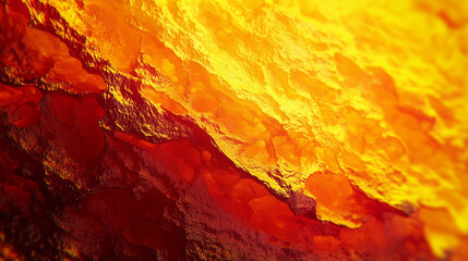 Lava flow eruption in volcanic landscape high-resolution nature photography fiery textures and colors