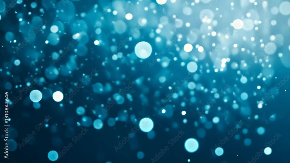 Poster bright blue bokeh background creating a dreamy atmosphere with shimmering light effects in a soft vi