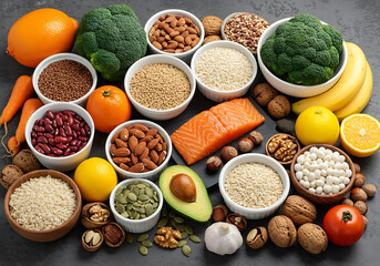 Healthy Eating Habits: A Diverse Collection of Nutritious Foods for a Balanced Diet