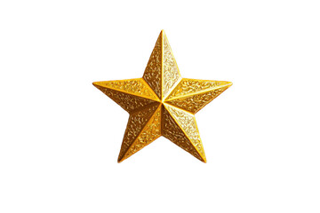 Obraz premium A shiny golden star symbolizing achievement and excellence.