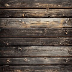 Obraz premium Dark brown rustic wooden planks background texture. (1)