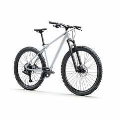 Fototapeta premium Stylish Gray Mountain Bike for Outdoor Adventure and Recreation