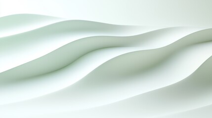 Obraz premium Elegant abstract wave pattern with soft curves and smooth texture in pastel tones.