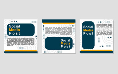 Social media post template for captivating content creation.