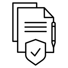 Audit Outline Icon