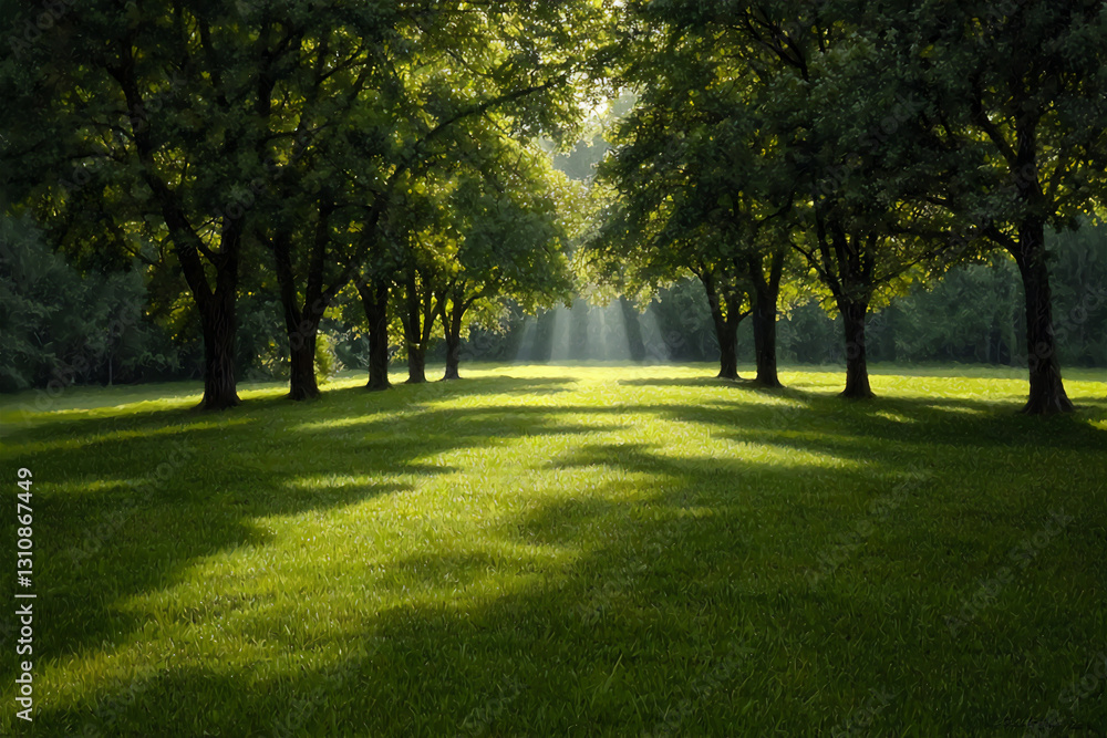 Poster nature and light: capturing sunlight in art learn how to capture the beau