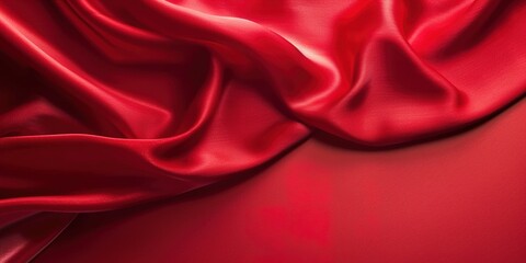 Obraz premium red silk background