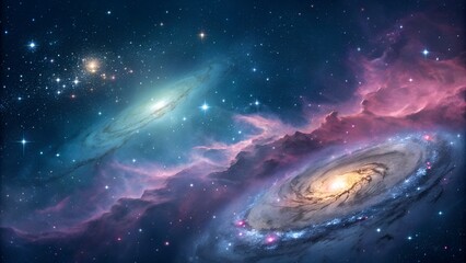 space galaxy in space