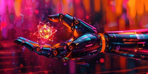 futuristic spaceship in the dark