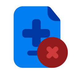 failed health test flat style