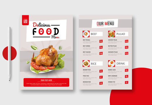 Food Menu Template
