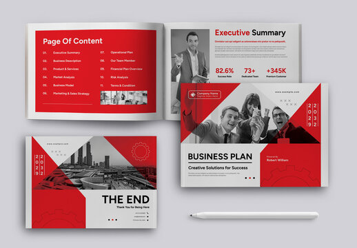 Professional Business Plan Template Layout