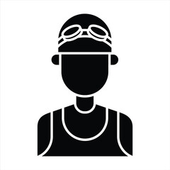 swimming athlete icon