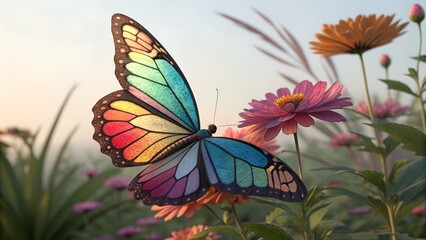 butterfly on flower