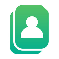 man file gradient style