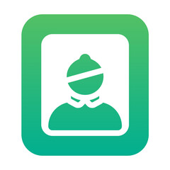 women photo gradient style