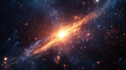 space background with stars and galaxy