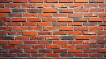 Obraz premium A pallet of bricks arranged in a neat pattern, showcasing a mix of red and dark-colored bricks.