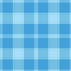 Modern Seamless Tartan in Smoky Light Blue tones Fabric Design