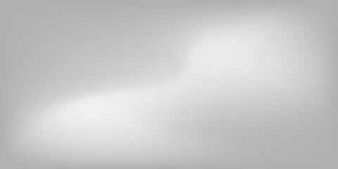 Silver foil background with metal mirror texture. Chrome gradient surface with light gloss simple modern