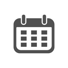 シンプルでかわいい　カレンダーのアイコン　イラスト
