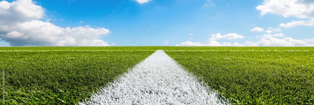Poster precision sports innovation immaculate soccer pitch design showcasing elite athletic infrastructure 