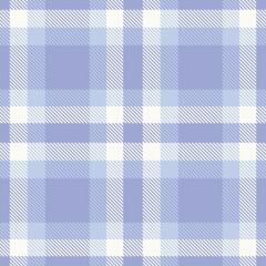 Modern Pale Carolina Blue Seamless Tartan Fabric Design