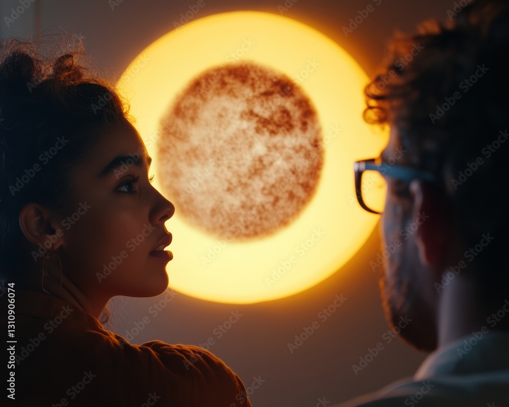 Aufkleber cosmic learning fusion interdisciplinary knowledge exchange for gen z scholars - celestial astrology