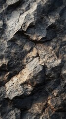 A close-up view of textured rock surfaces showcasing natural formations and colors.