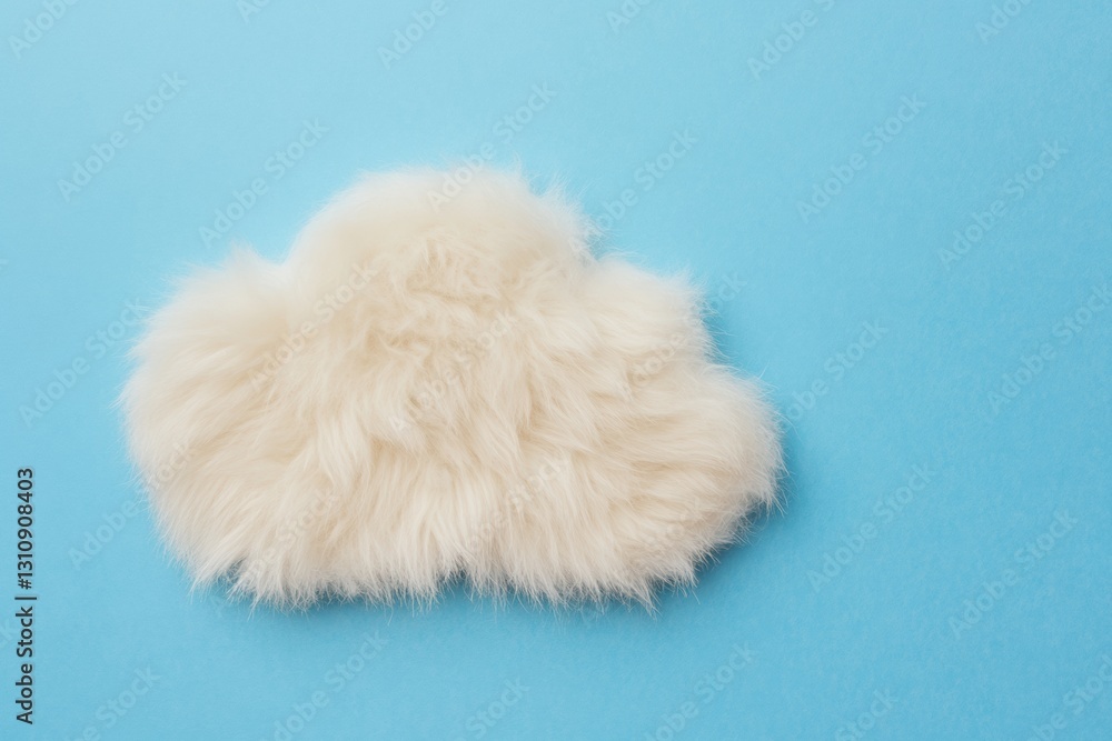 Aufkleber soft cloud computing tactile digital comfort meets next-gen cybersecurity with plush texture innovat