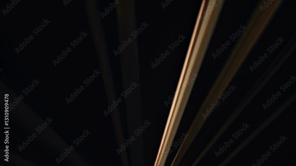 Poster dynamic video concept with light streaks radiating from a central point. captured from a low angle, 