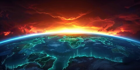 earth in space
