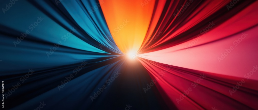 Poster Immersive Digital Dynamics High-Velocity Visual Symmetry in Futuristic Color Spectrum - Next-Gen Motion Design and Technological Convergence