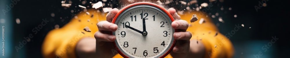 Poster Deadline Dynamics Cosmic Time Pressure Visualization - Digital Media Urgency and Professional Performance Optimization in High-Stakes Workflow Environments