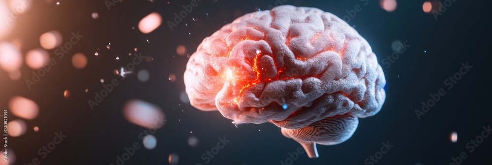 Aufkleber quantum neurotechnology immersive ai-powered brain performance visualization for next-gen cognitive 
