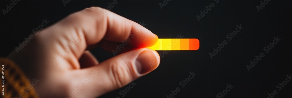 Aufkleber Immersive UI/UX Design Tactile Digital Interaction Showcasing Gradient Color Spectrum for Next-Gen User Experience and Intuitive Technology Interfaces