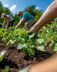 Regenerative Agriculture Collective Intergenerational Urban Farming Experience Showcasing Sustainable Community Resilience and Eco-Conscious Food Production